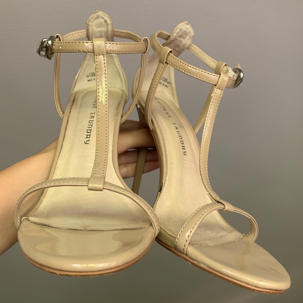 Chinese Laundry Strappy Nude Heels